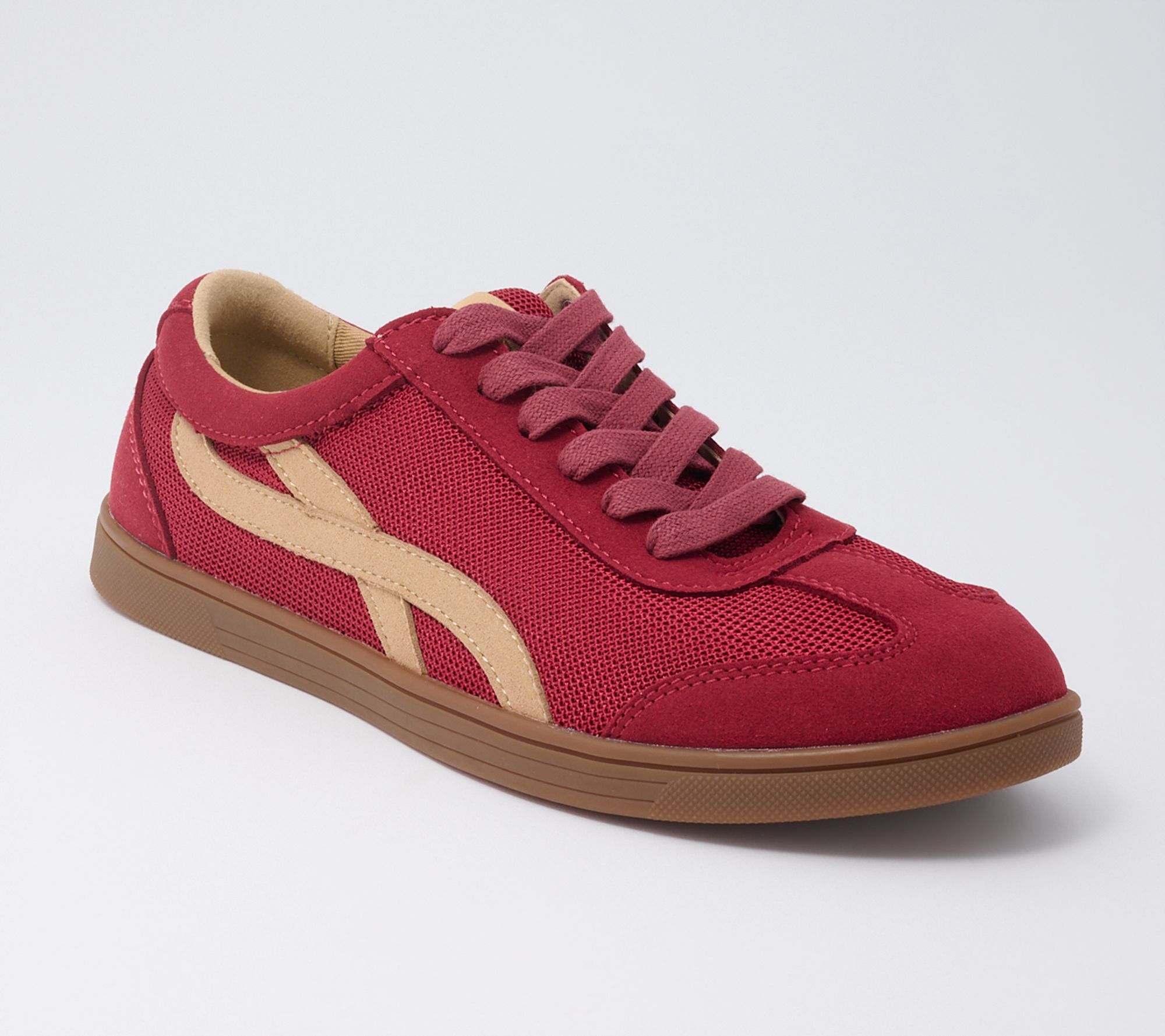  Revitalign Orthotic Suede Trim Low Sneakers - Margot
