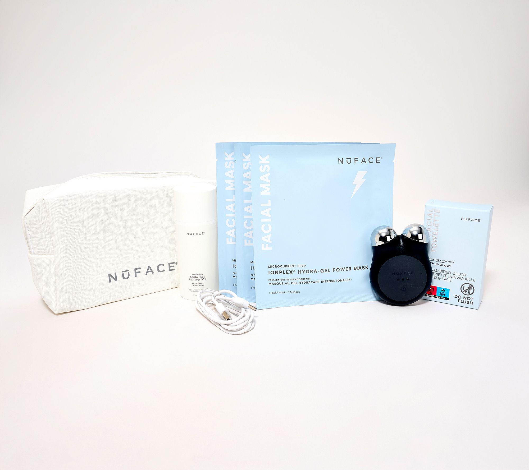 NuFace Mini+ Facial Toning Device with Travel Kit Auto-Delivery
