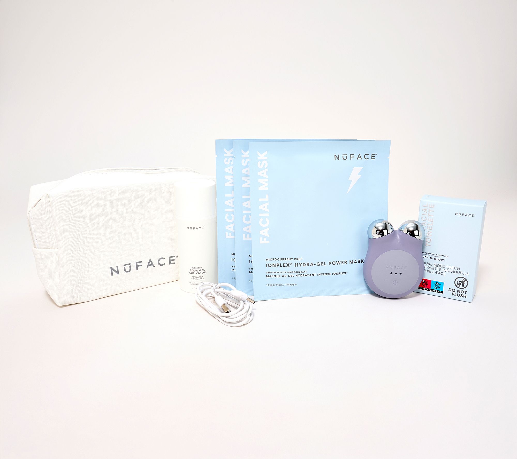 NuFace Mini+ Facial Toning Device with Travel Kit Auto-Delivery