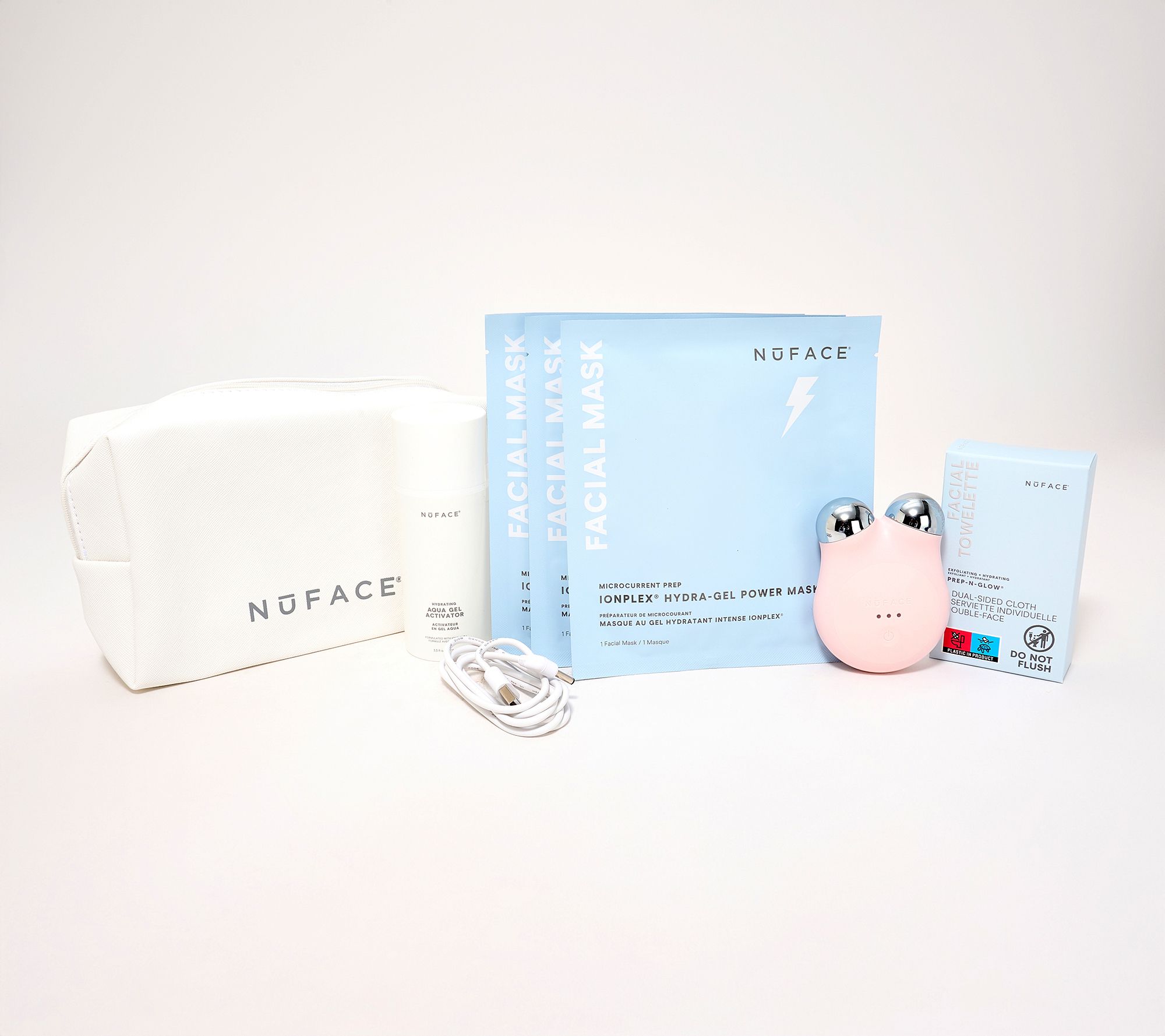 NuFace Mini+ Facial Toning Device with Travel Kit Auto-Delivery