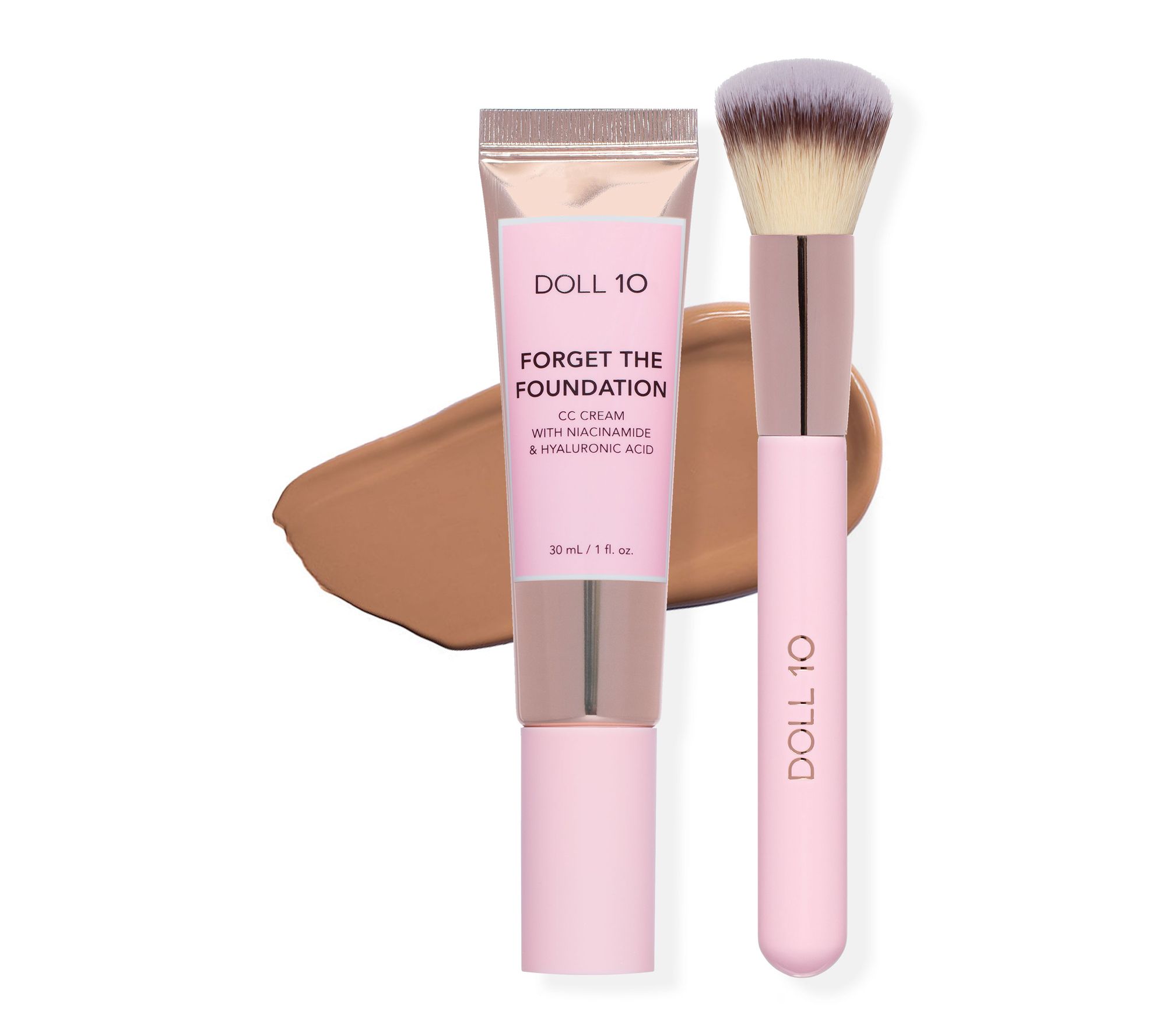 Doll 10 Forget the Foundation CC Cream w/ Brush