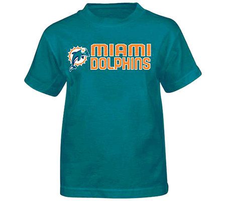 NFL Miami Dolphins Boys (4-7) Summer Stack T-Shirt 