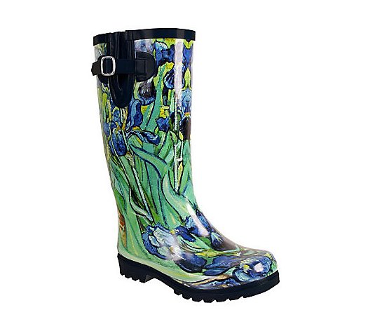 Nomad Puddles Irises Rain Boots