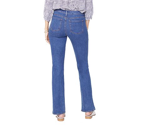 NYDJ Barbara Boot-cut Jeans -Blue Batik - QVC.com