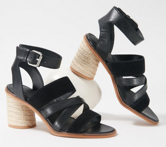 frye & co. Adjustable Ankle Strap Heeled Sandals - Leiah