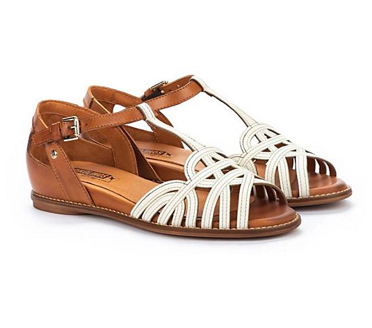 Pikolinos Leather Ankle Strap Sandals - Talavera