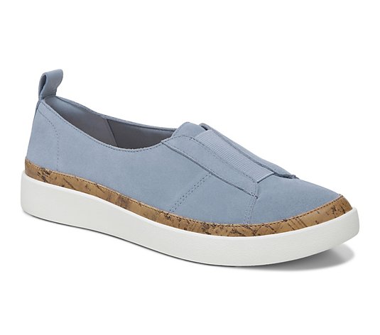 Vionic Suede Slip-On Shoes - Levy