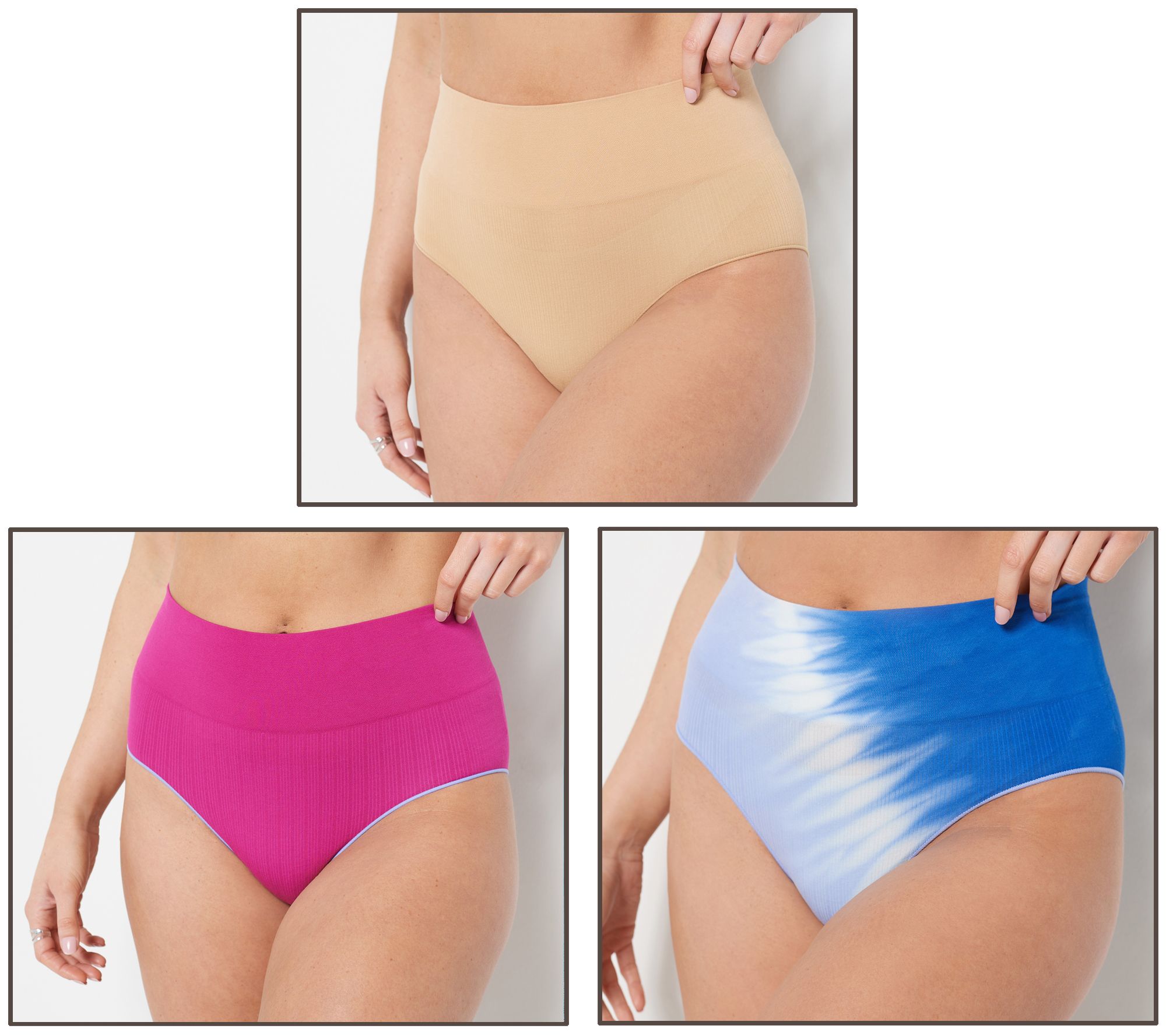 Women's Ribbed Seamless High Rise Hipster 3-Pack - Bombas