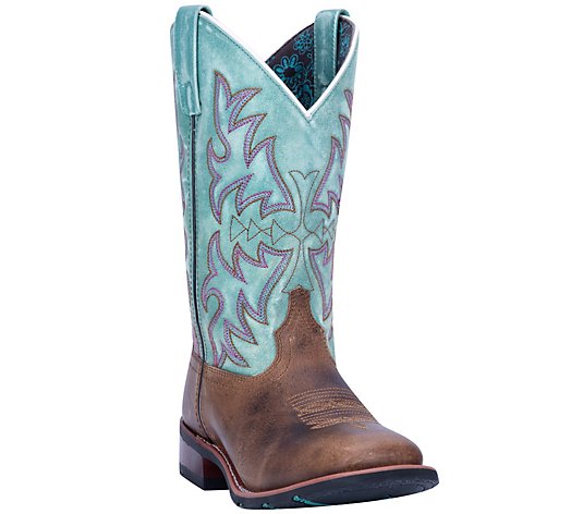 Laredo Mid-Calf Leather Boots - Anita