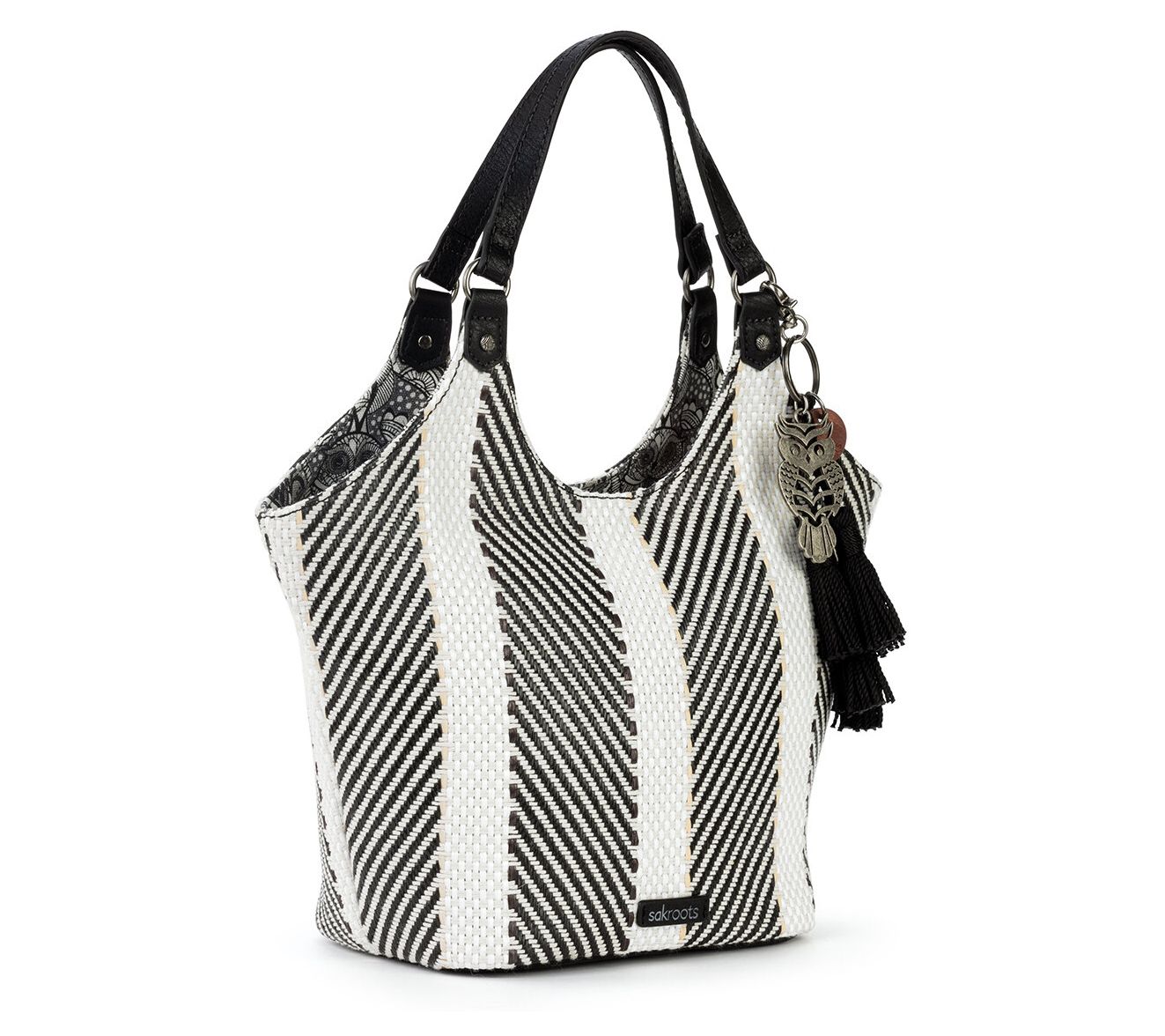 Sakroots Roma Small Woven Shopper - QVC.com