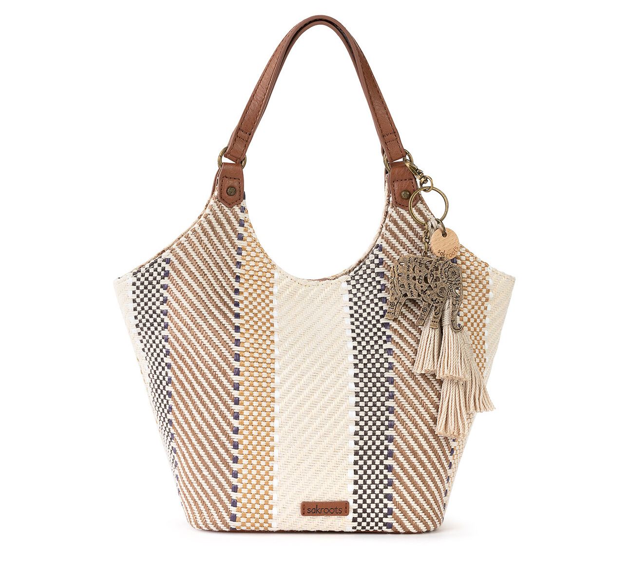 Sakroots Roma Small Woven Shopper