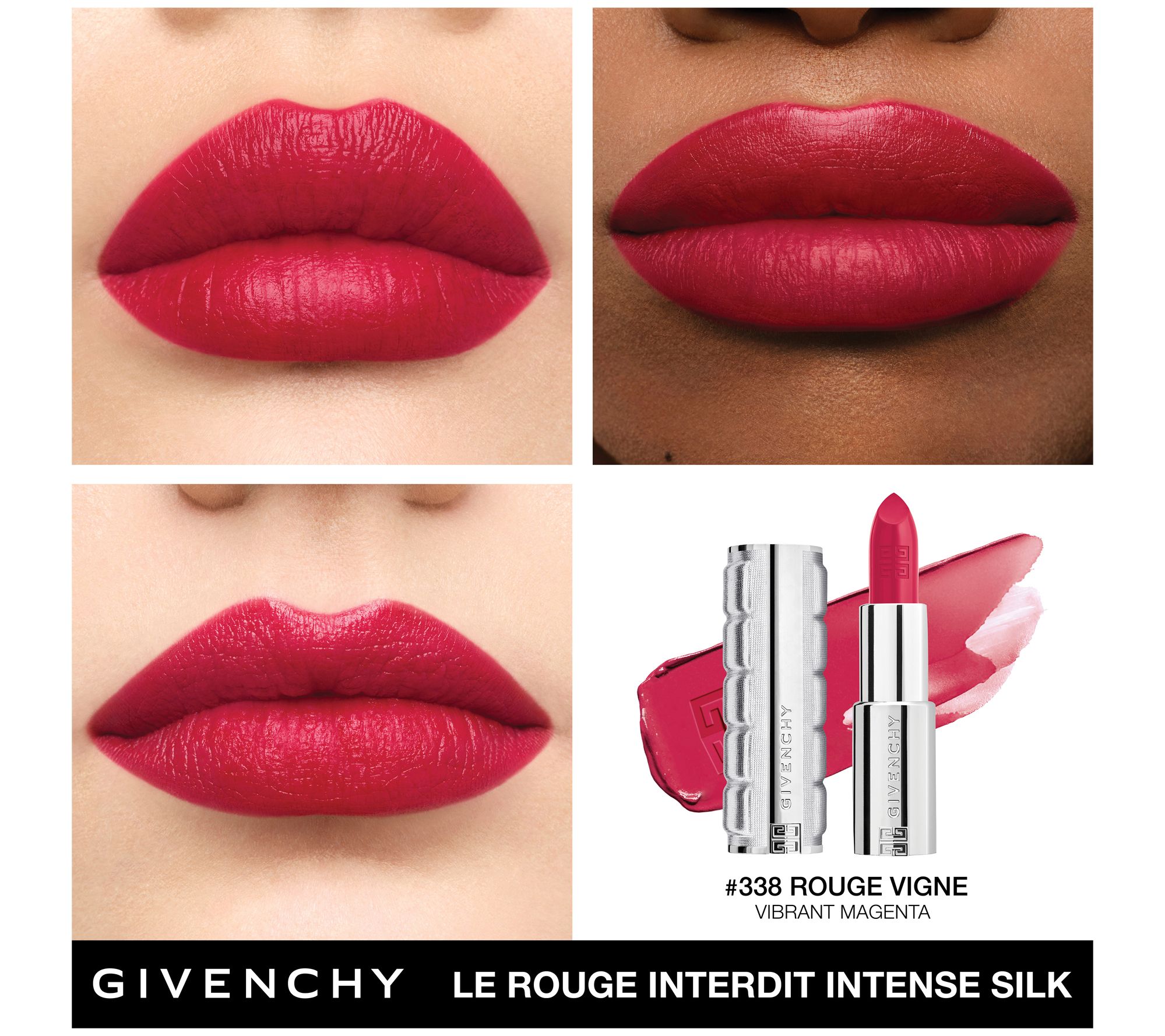 Givenchy Le Rogue Interdit Cool-tone Red Lipstick 
