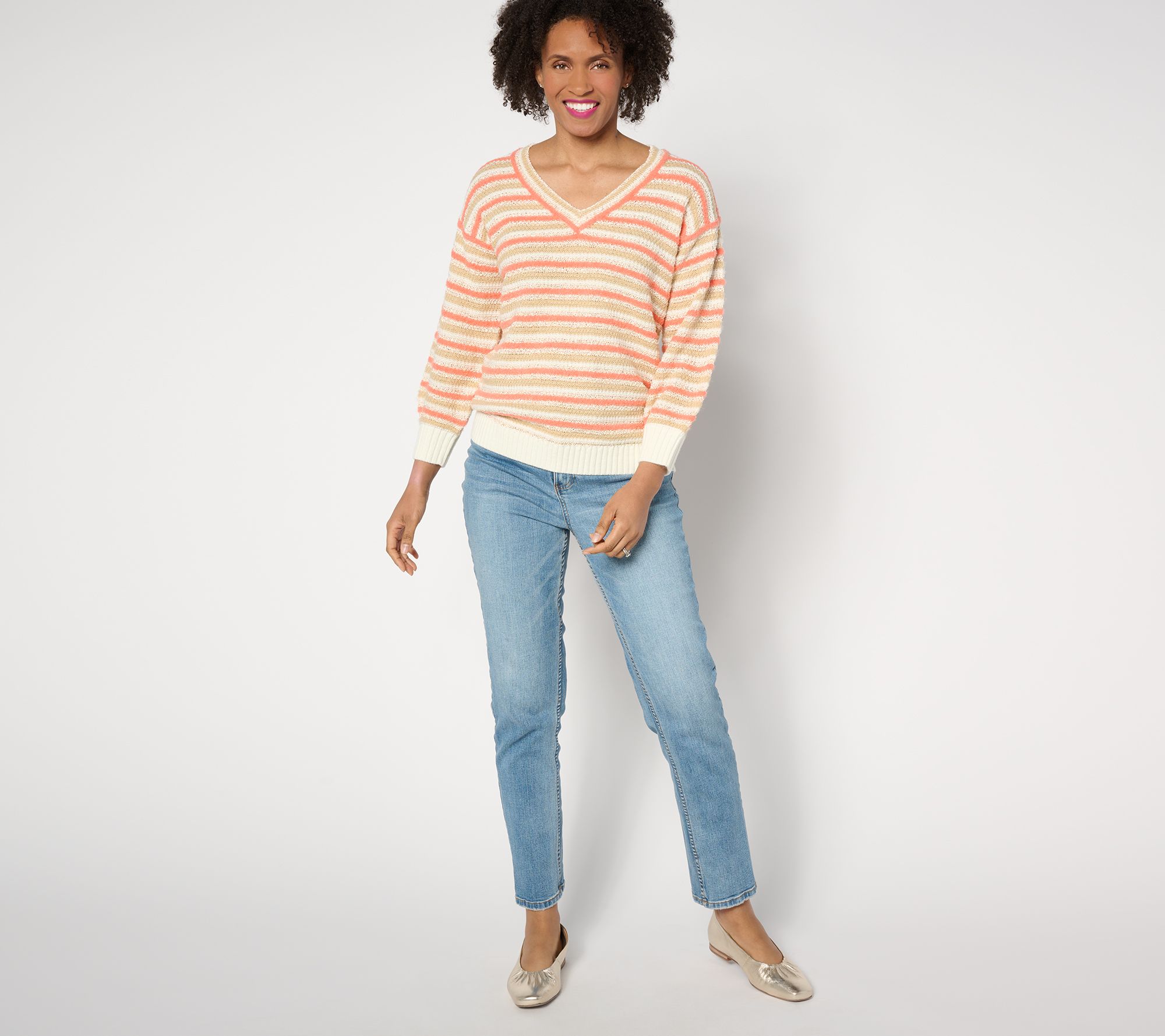 Izzy Sweater Taupe Zebra - Jean Jail