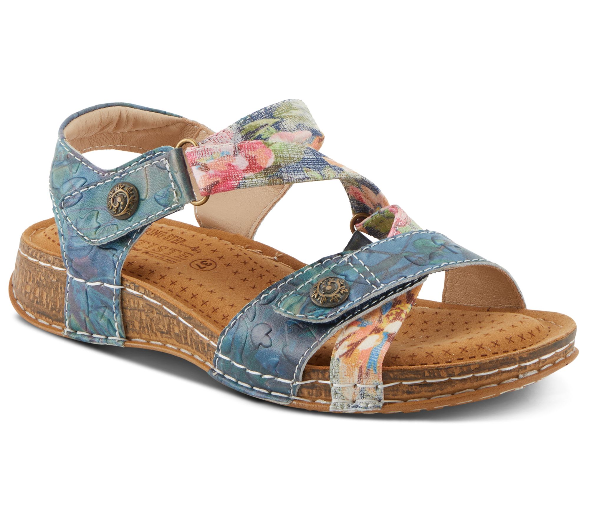 L'Artiste by Spring Step Slingback Sandals - Collette - QVC.com