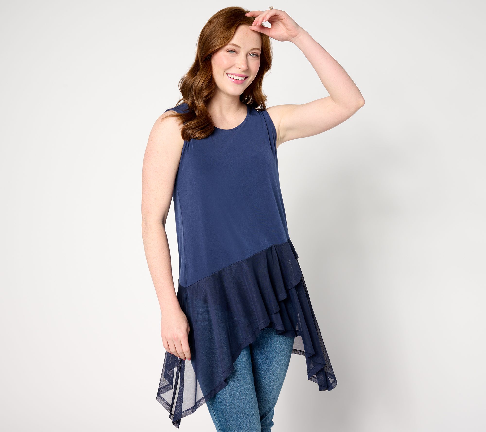 "As Is" Attitudes by Renee Como Jersey and Mesh Tunic