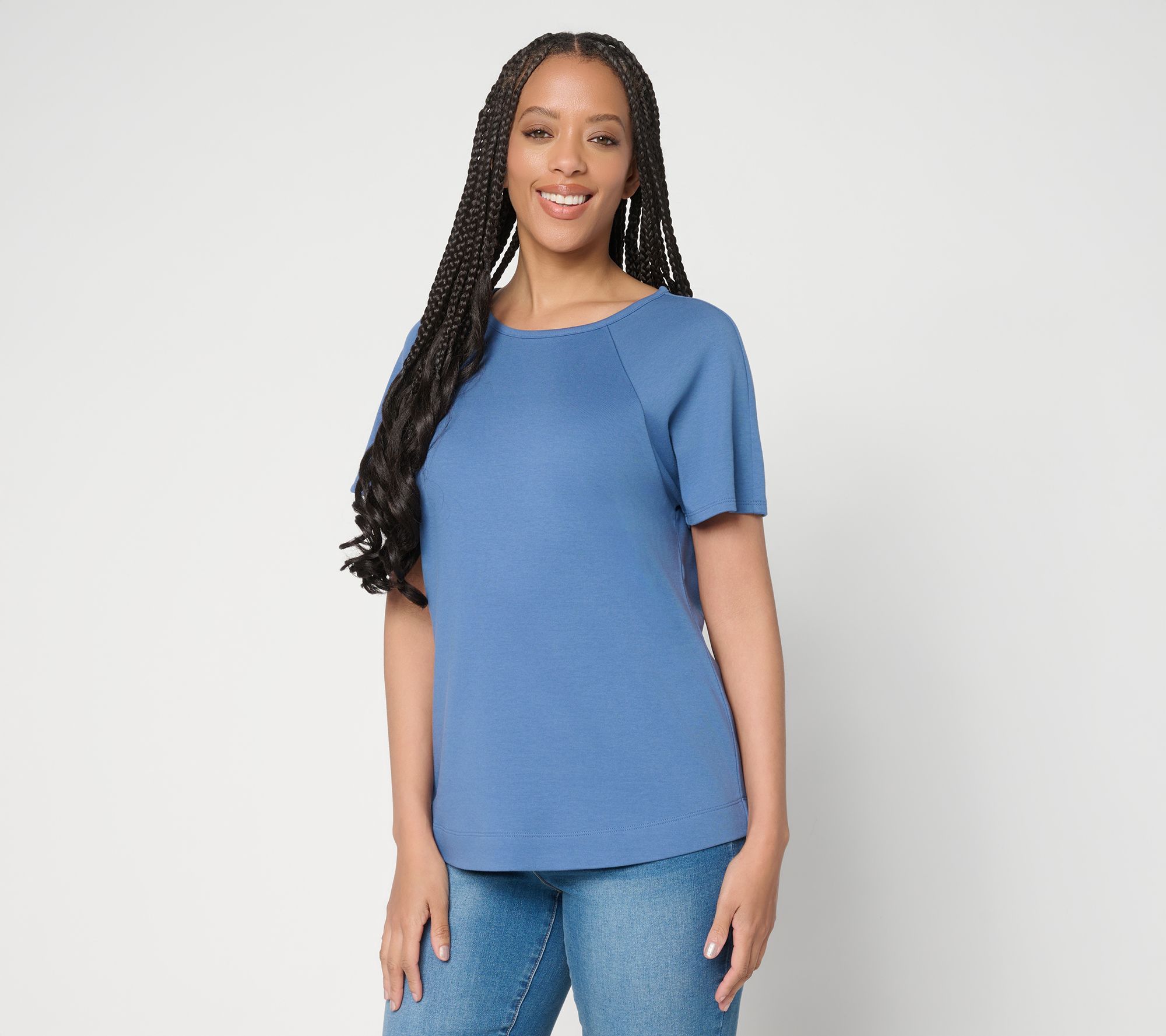 Martha Stewart Signature Essentials Modern T-Shirt w/ Seam Details