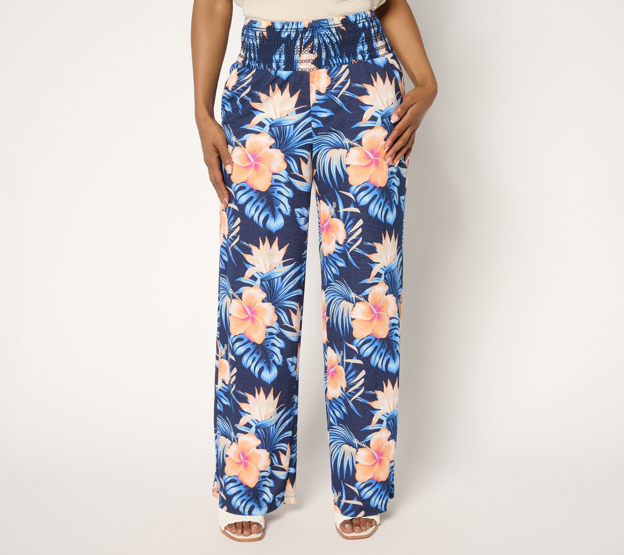 Belle Beach by Kim Gravel Petite Cabana Knit Tropical Dreams Pant