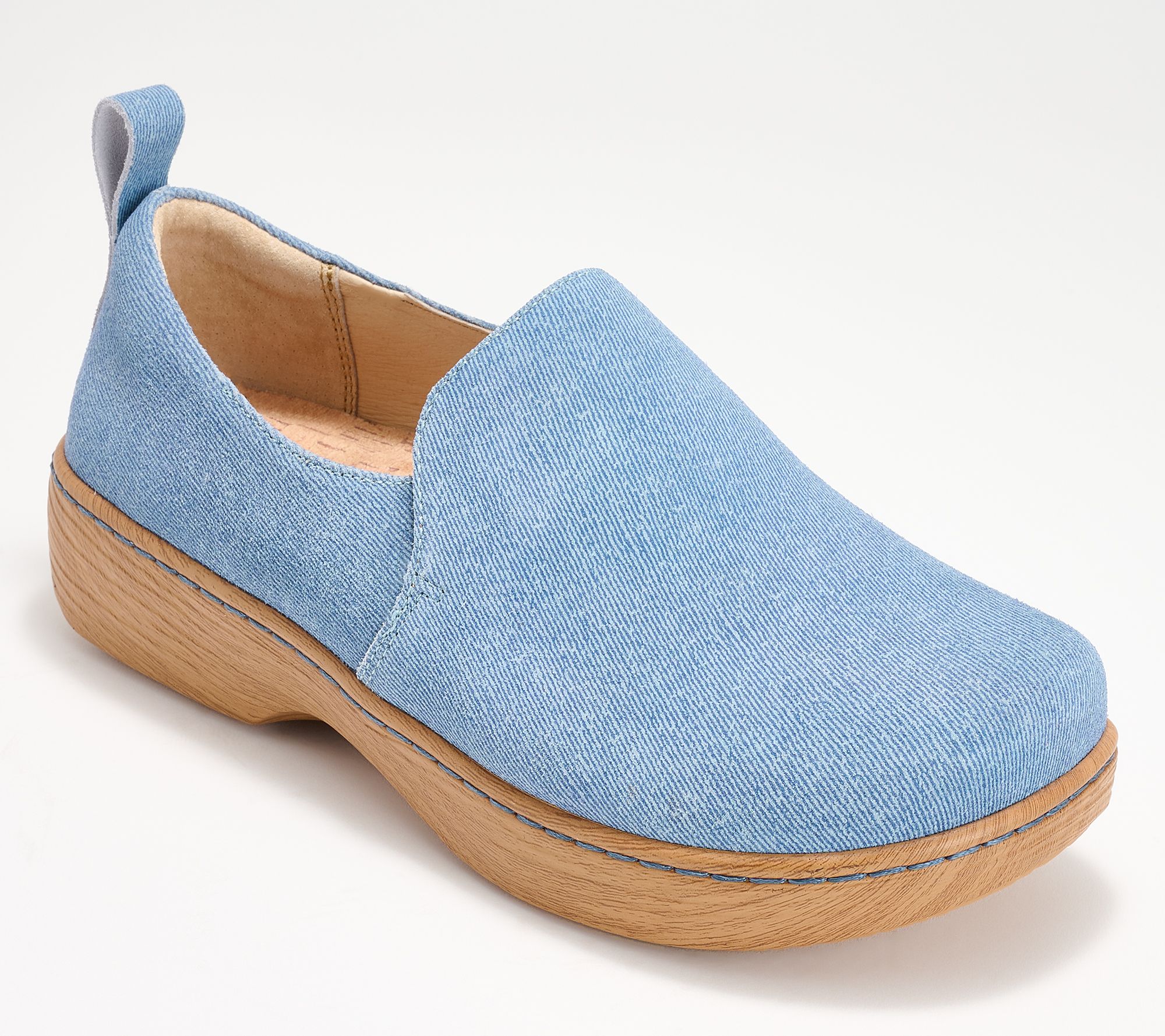 "As Is" Alegria Leather Slip- Ons - Orygin