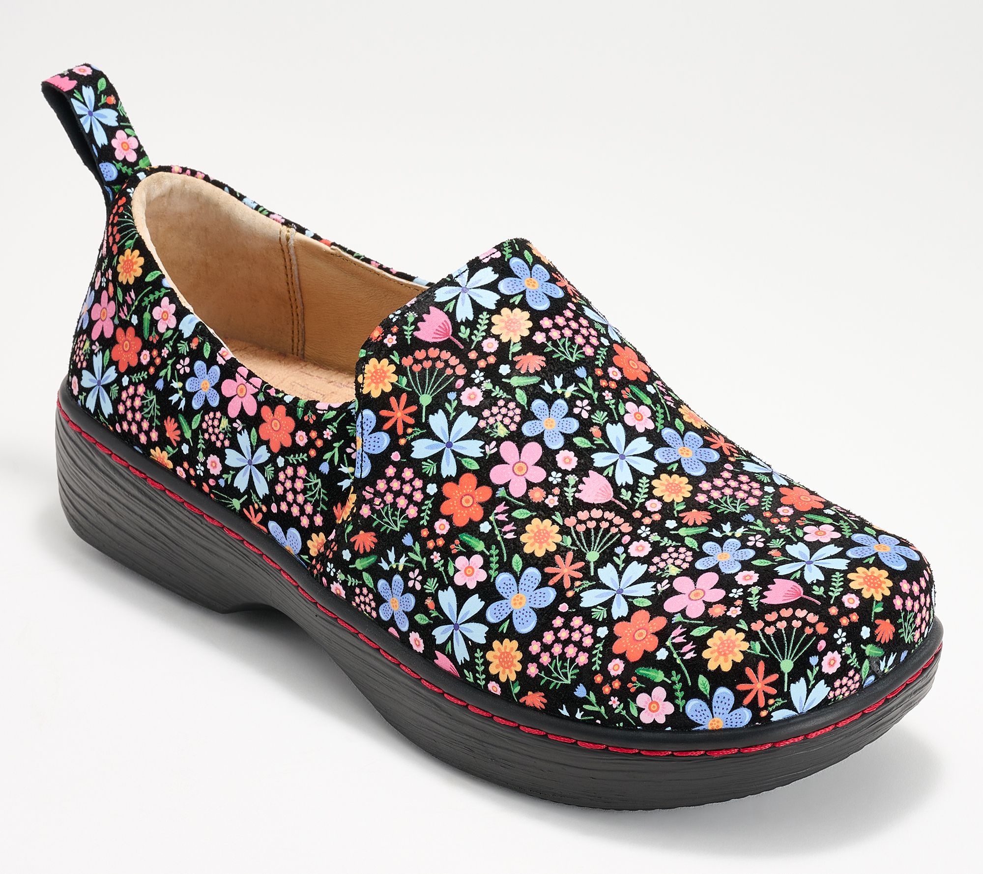 "As Is" Alegria Leather Slip- Ons - Orygin