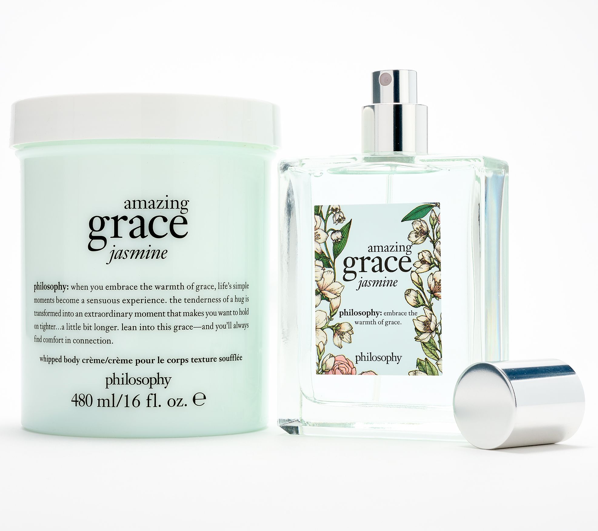 philosophy graceful twist 16oz whipped body creme & 4oz edt set