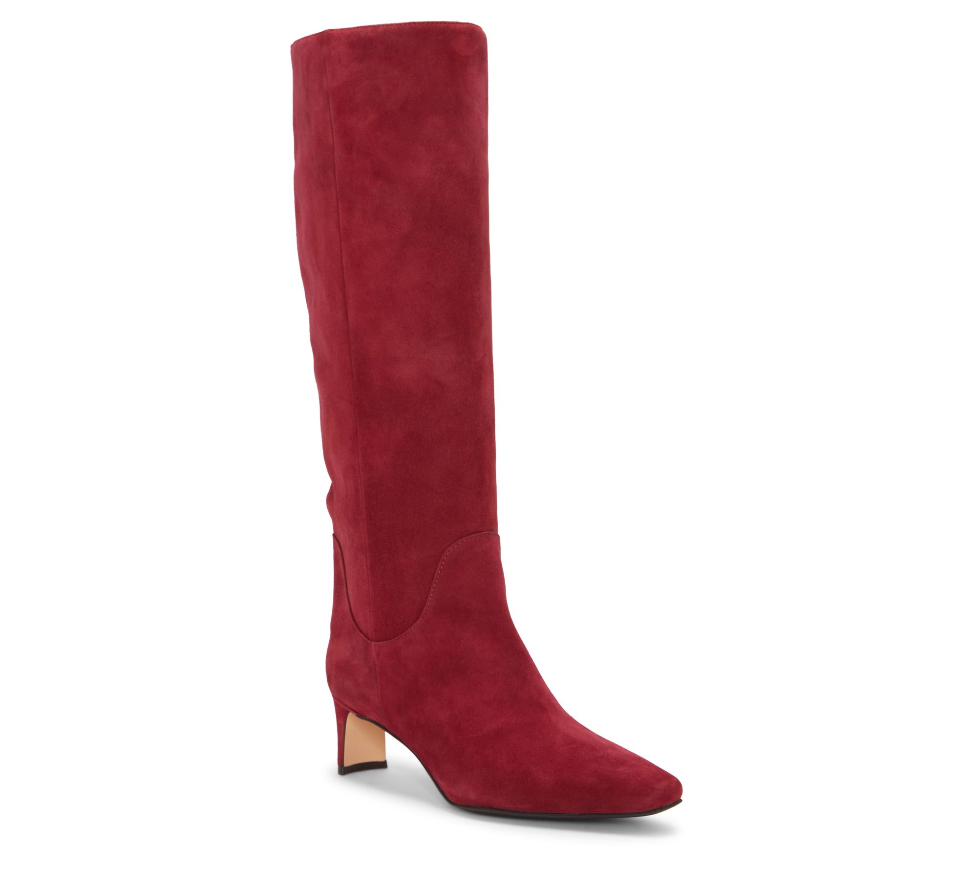 "As Is" Vince Camuto Leather Wide Calf Tall Boots- Avriah2