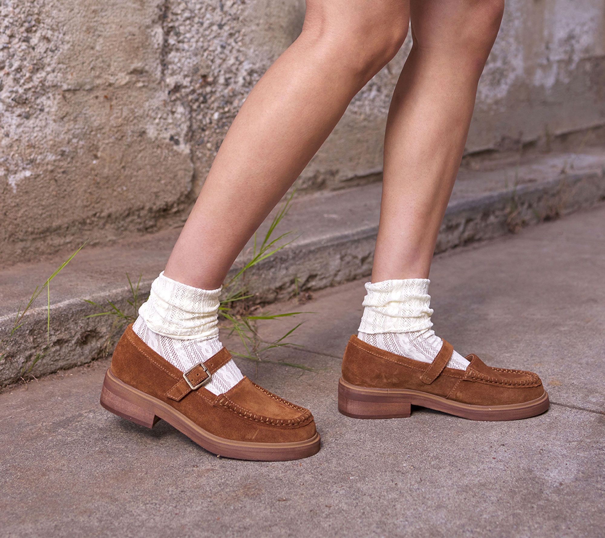 Seychelles Leather or Suede Mary Janes - Honey Bunch - QVC.com