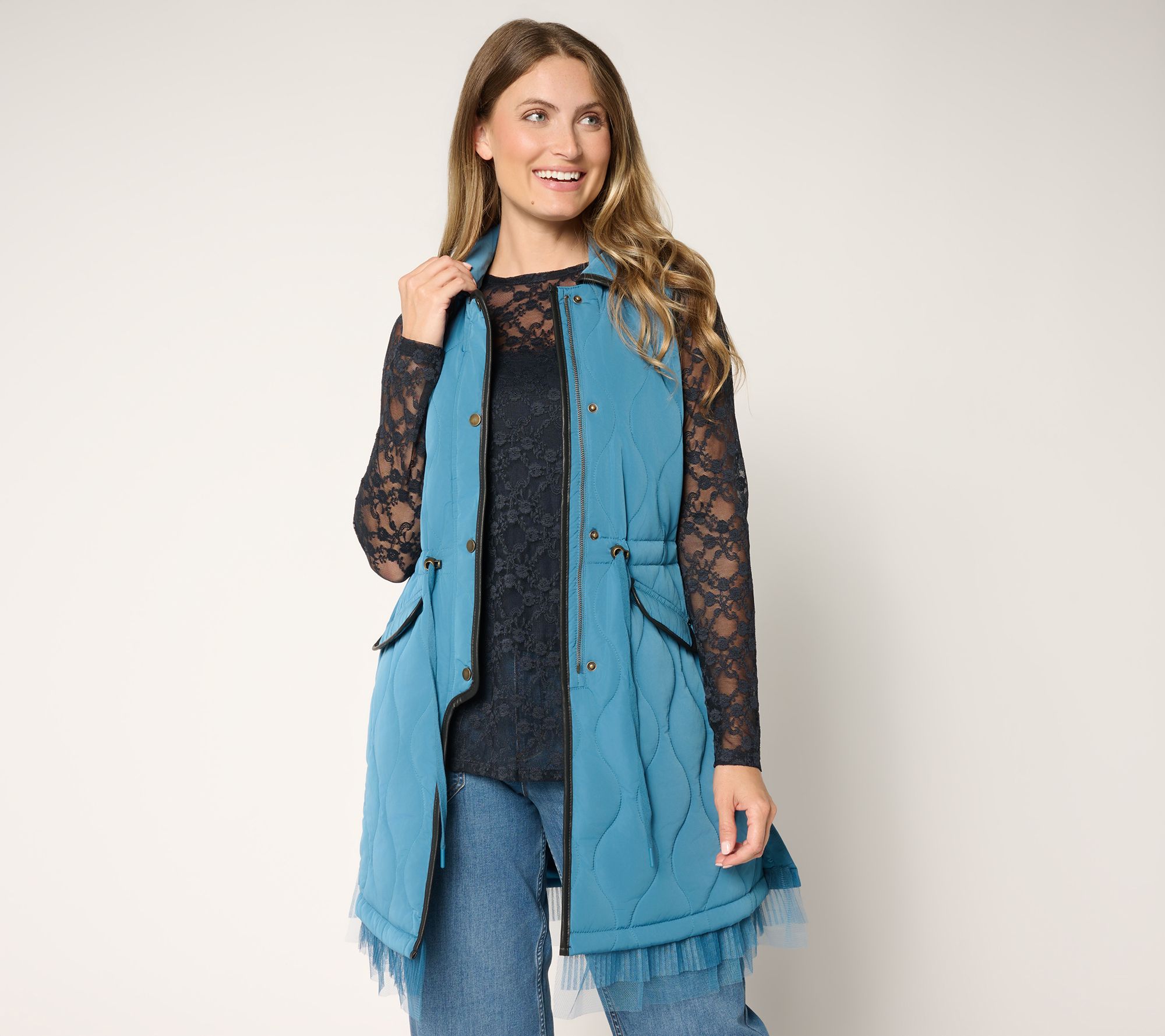 LOGO by Lori Goldstein Regular Sleeveless Vest