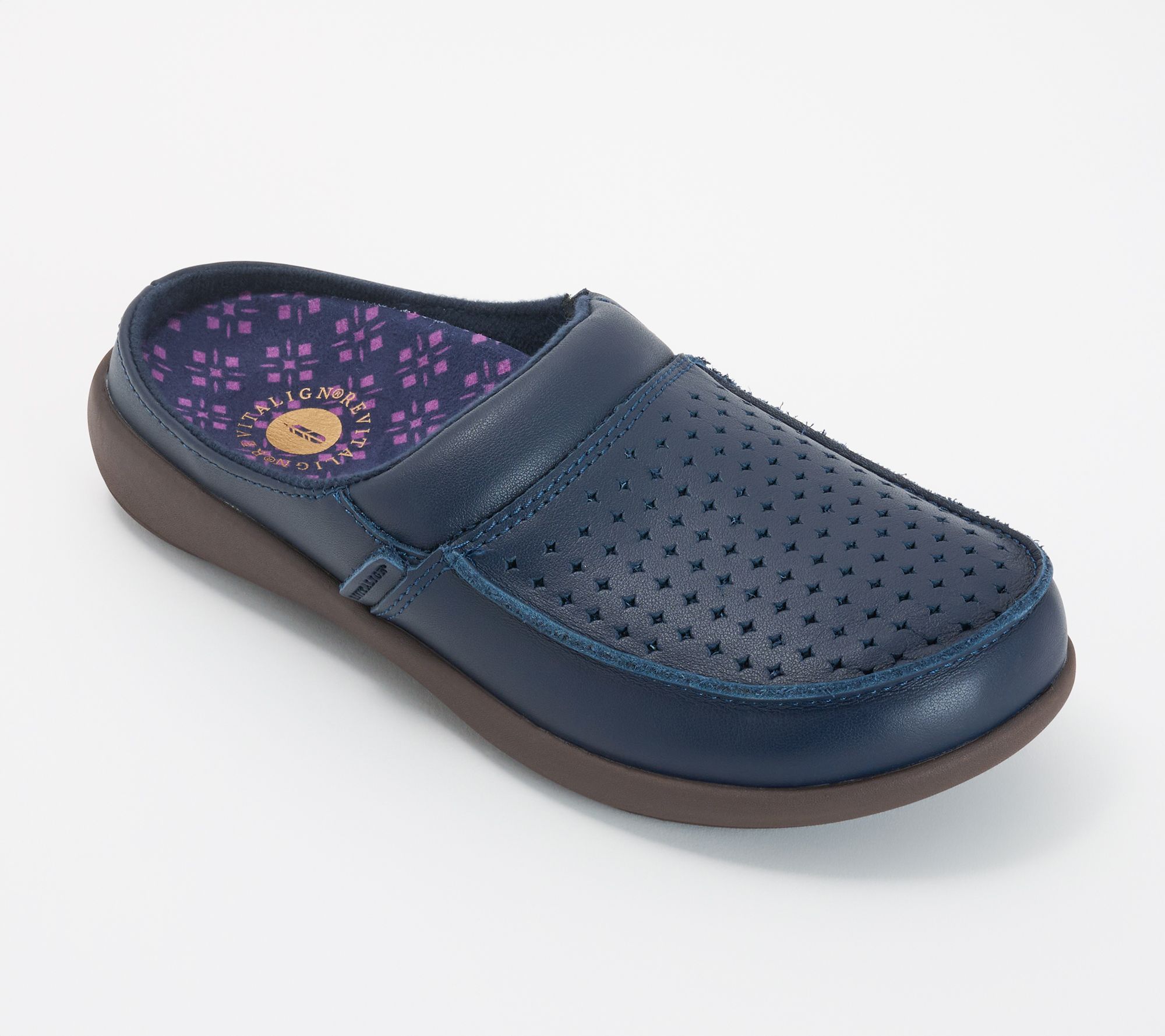 Revitalign Orthotic Leather Mules - Siesta Celebration