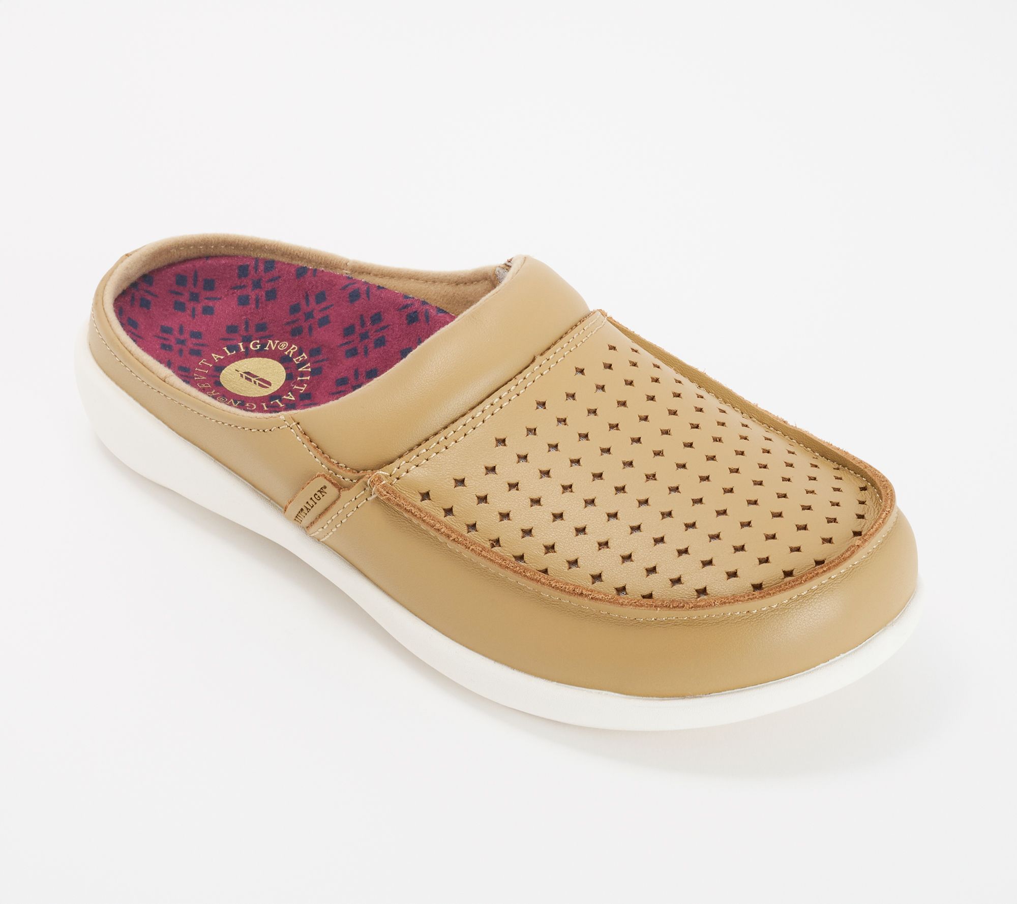 Revitalign Orthotic Leather Mules - Siesta Celebration