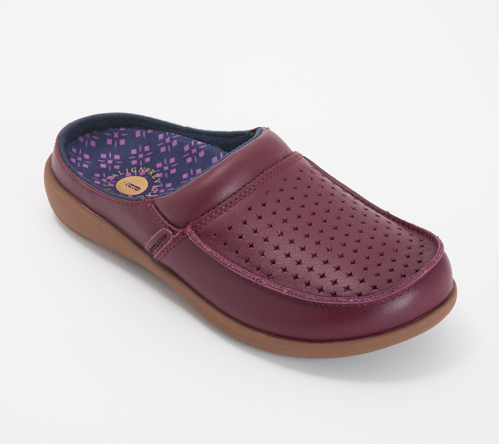 Revitalign Orthotic Leather Mules - Siesta Celebration