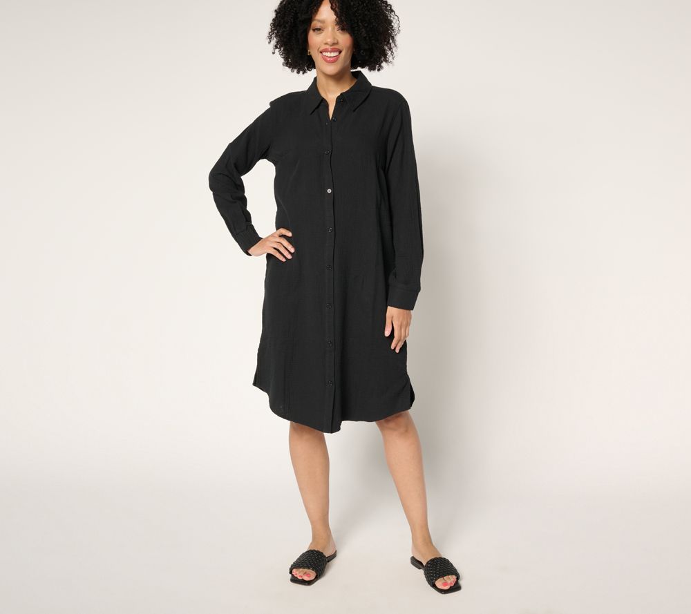 "As Is" Denim & Co. Adaptive Dress Cover-Up