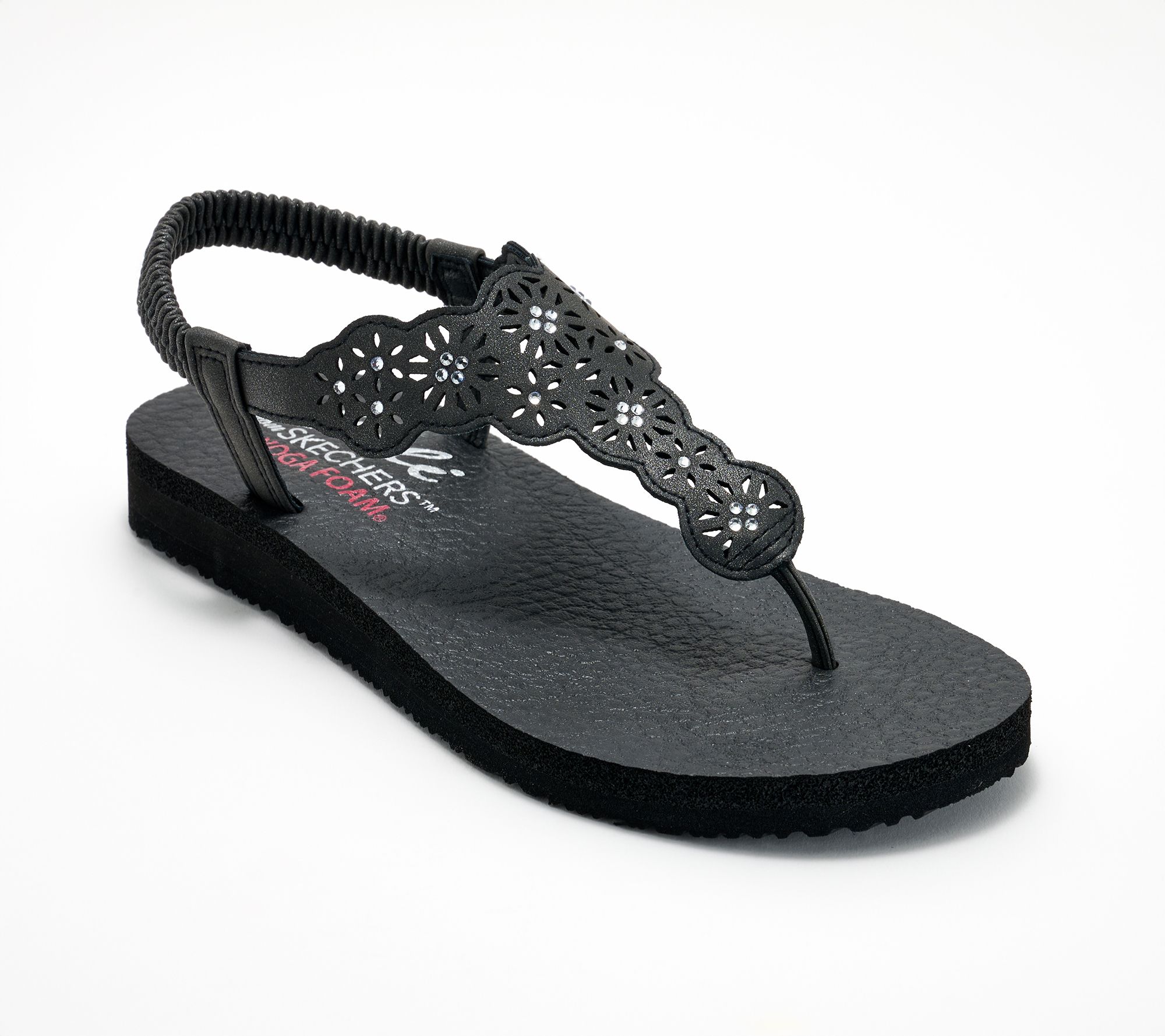 "As Is" Skechers Cali Meditation Vegan Slingback Thong Sandals