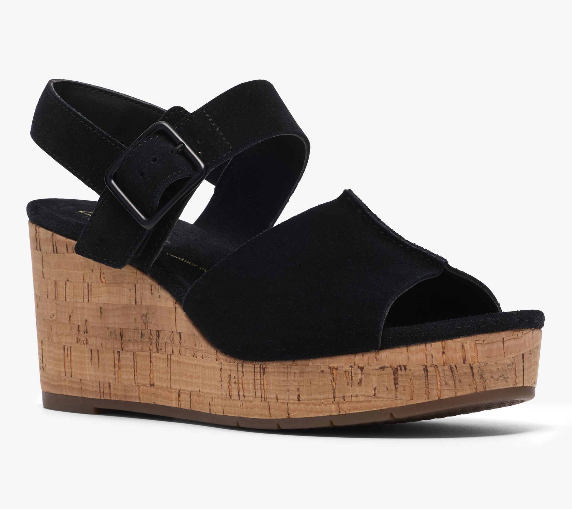 Clarks Signature Leather Wedges -Sabina Dream