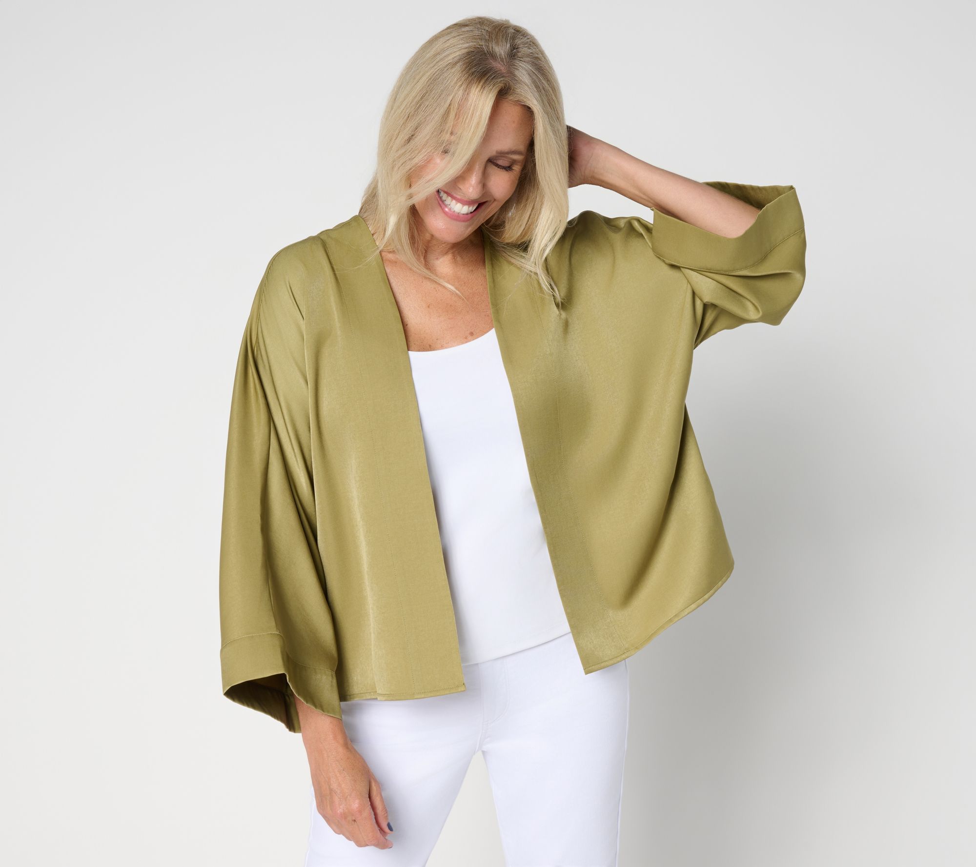 "As Is" Me by Jennie Garth Marjorie Dolman Sleeve Topper