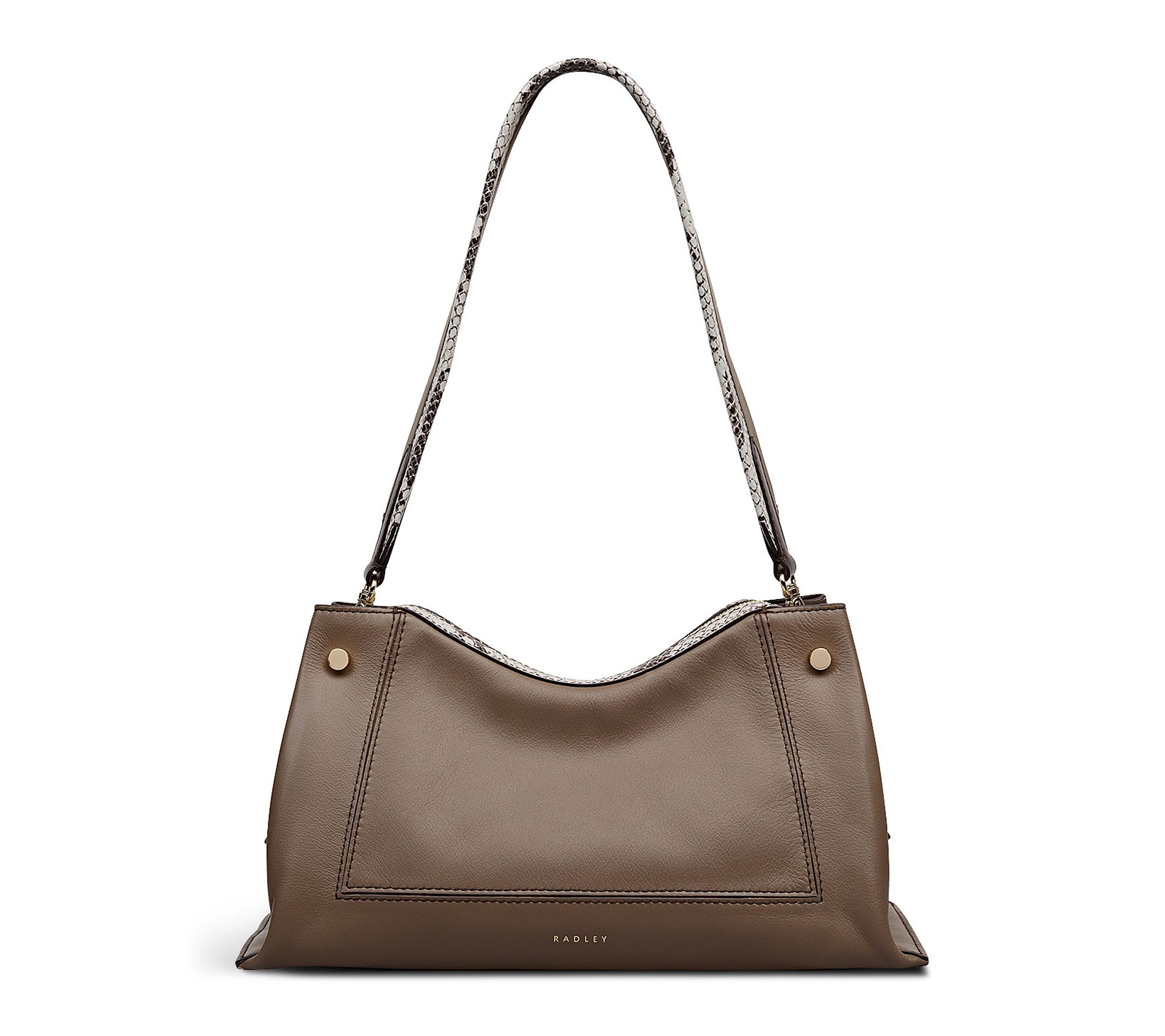 Radley Hope Gardens Medium Zip Top Leather Shoulder Bag