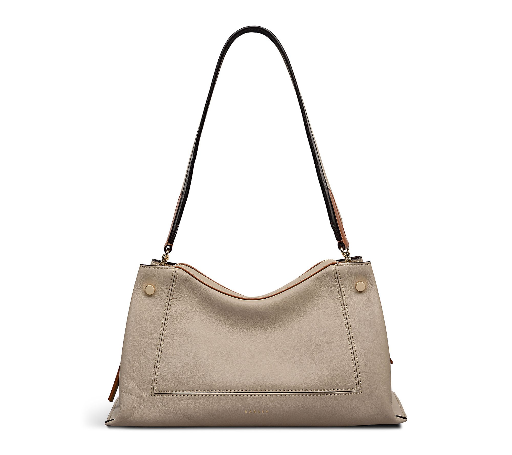 Radley Hope Gardens Medium Zip Top Leather Shoulder Bag