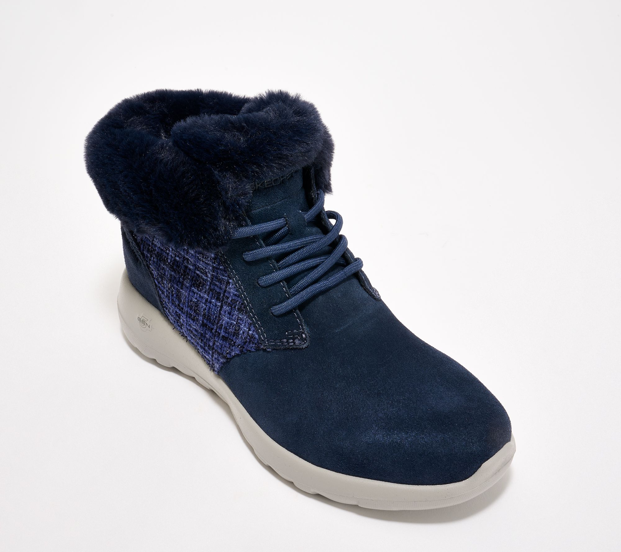"As Is" Skechers Slip- ins On-the-GO Water Repellent Suede Boots