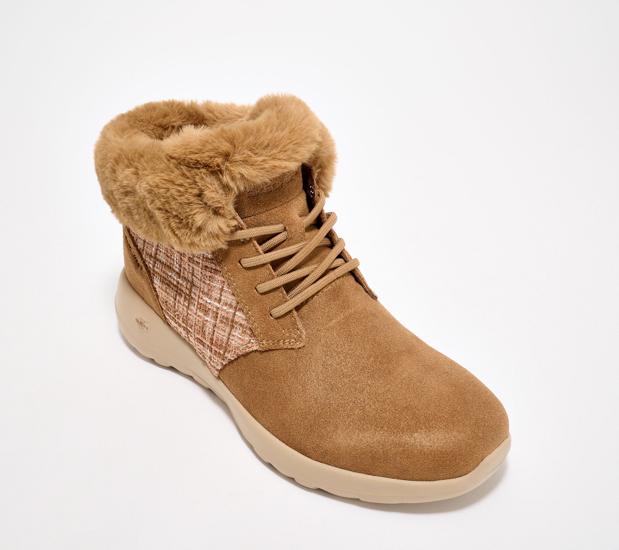 "As Is" Skechers Slip- ins On-the-GO Water Repellent Suede Boots