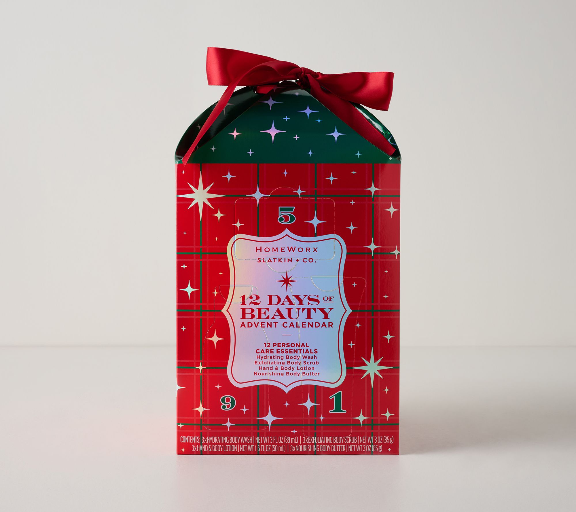 HomeWorx by Slatkin + Co. 12 Days of Lux Personal Care Advent Calendar