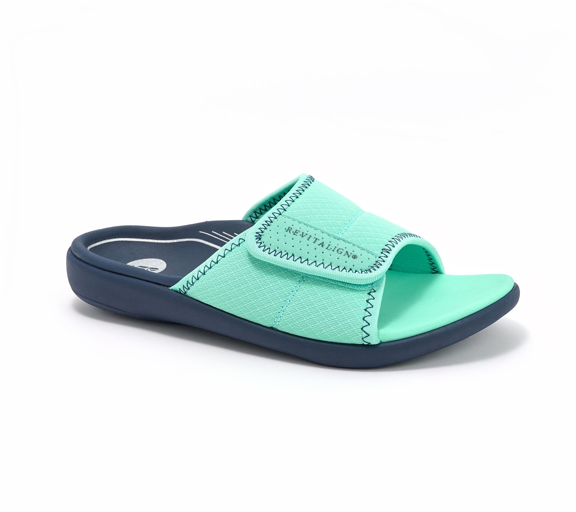 Revitalign Orthotic Adjustable Slide Sandals - Energized