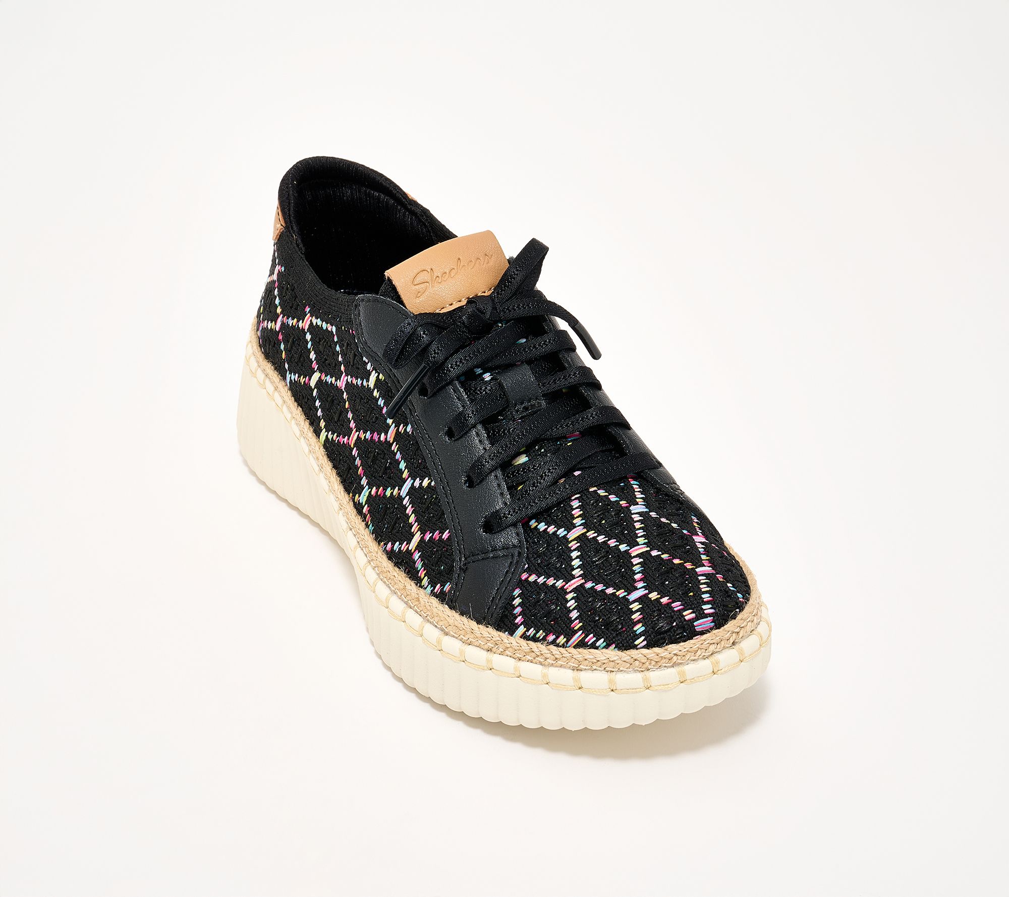 "As Is" Skechers Willshire Blvd MultiKnit Fixed Lace Sneakers