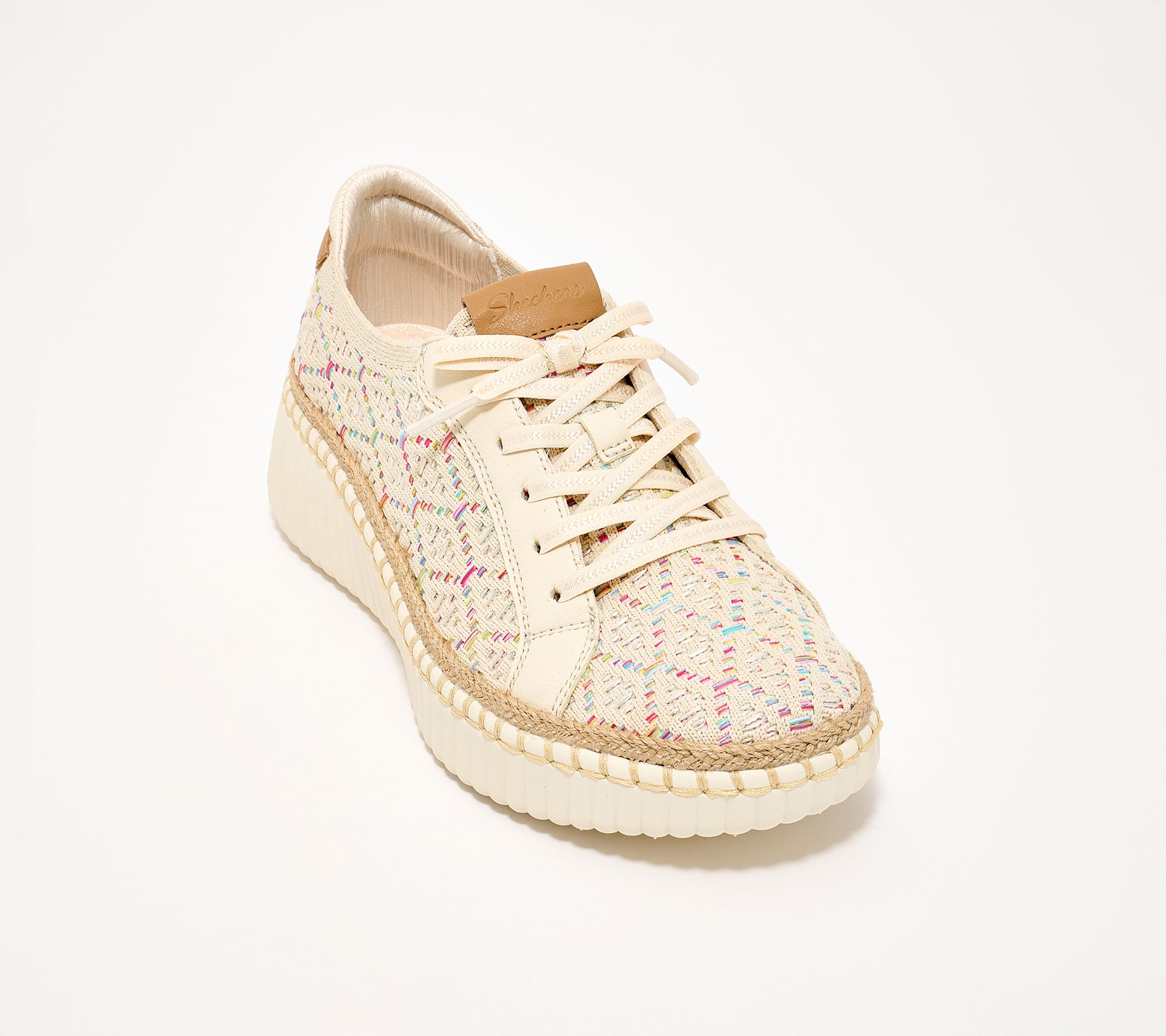 "As Is" Skechers Willshire Blvd MultiKnit Fixed Lace Sneakers