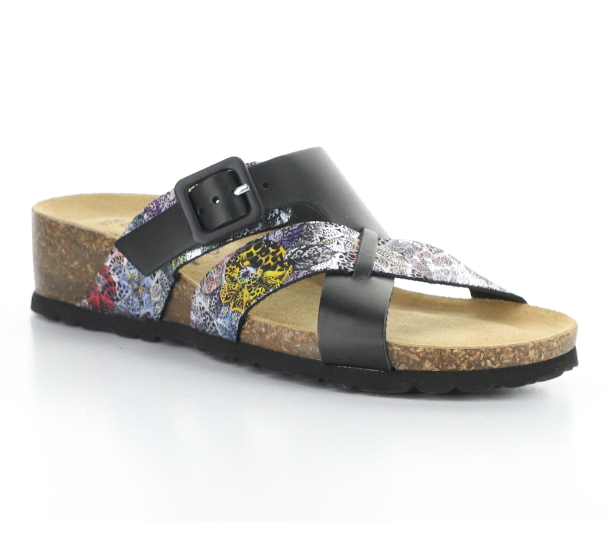 Bos. & Co. Nappa/Sienna Leather Sandals  - Lina
