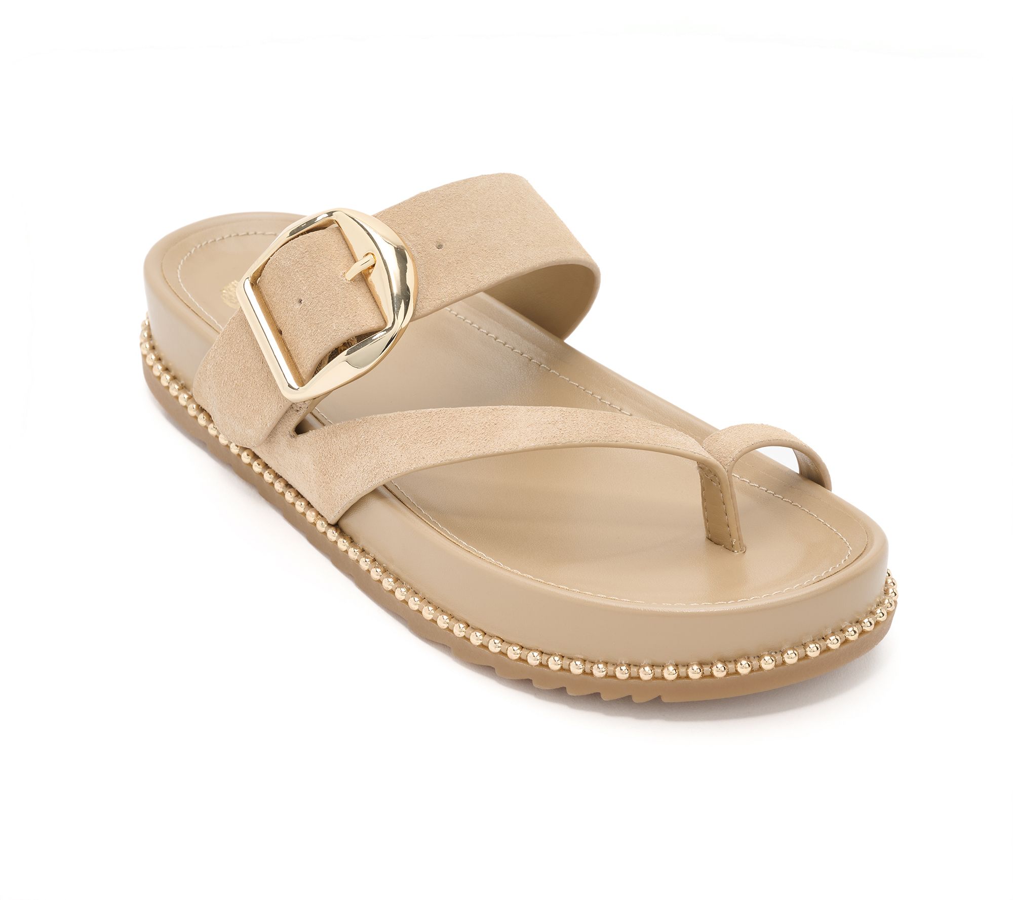 "As Is" Vince Camuto Comfort Footbed Toe Loop Sandals - Camilo
