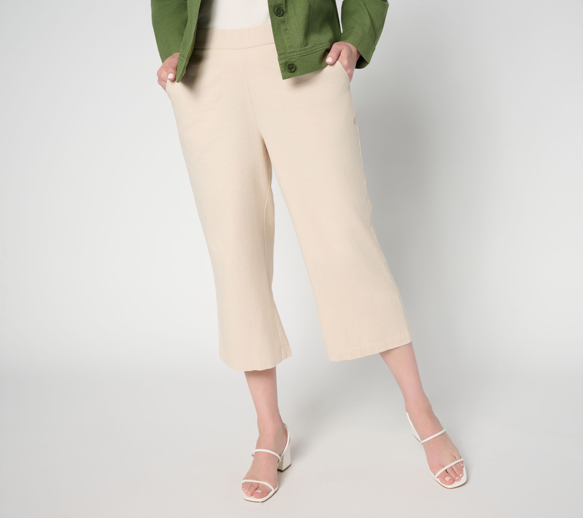 "As Is" BEAUTIFUL by Lawrence Zarian Regular Pull-On Capri