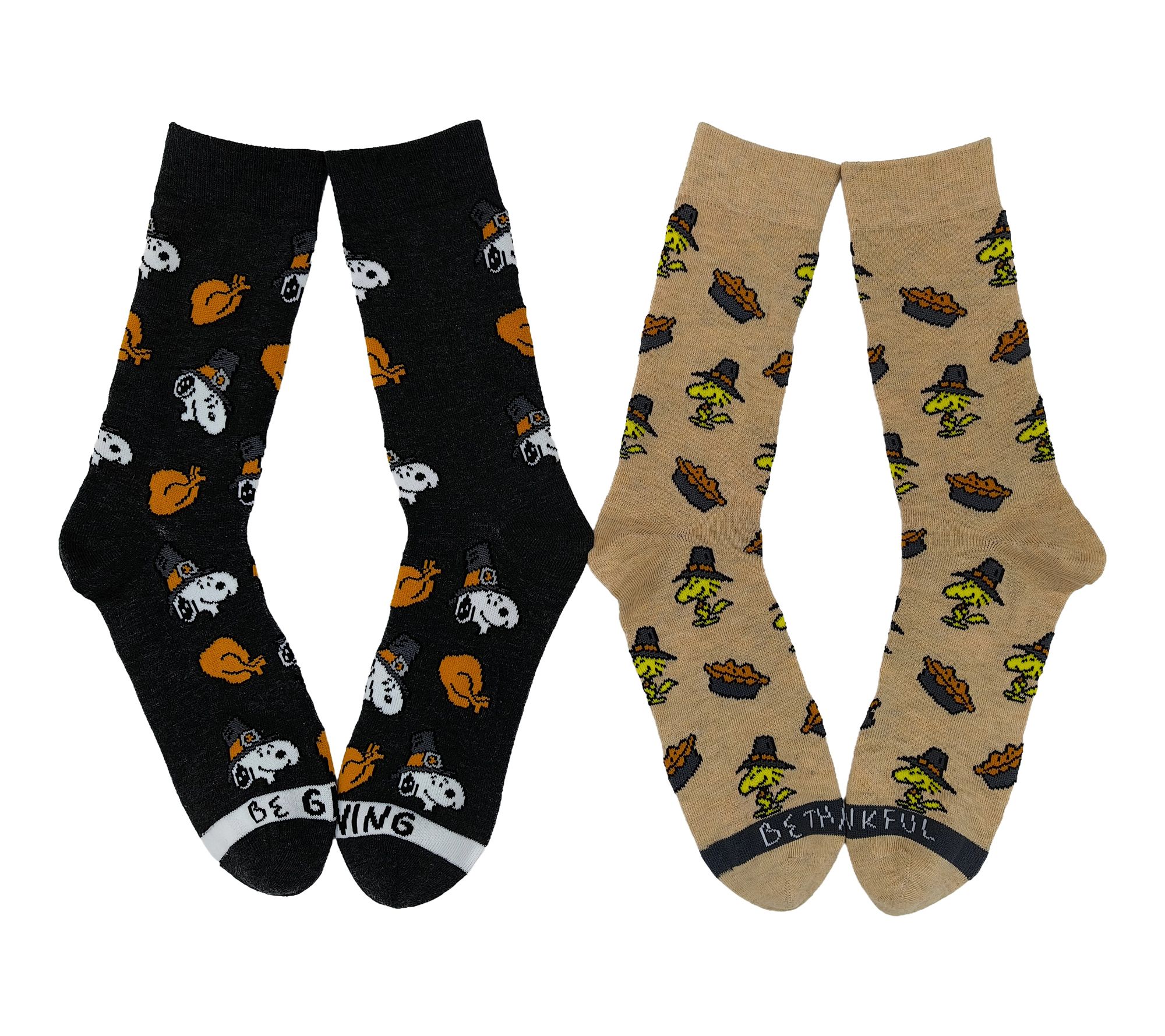Men's Halloween Characters 2 Pack Crew Socks
