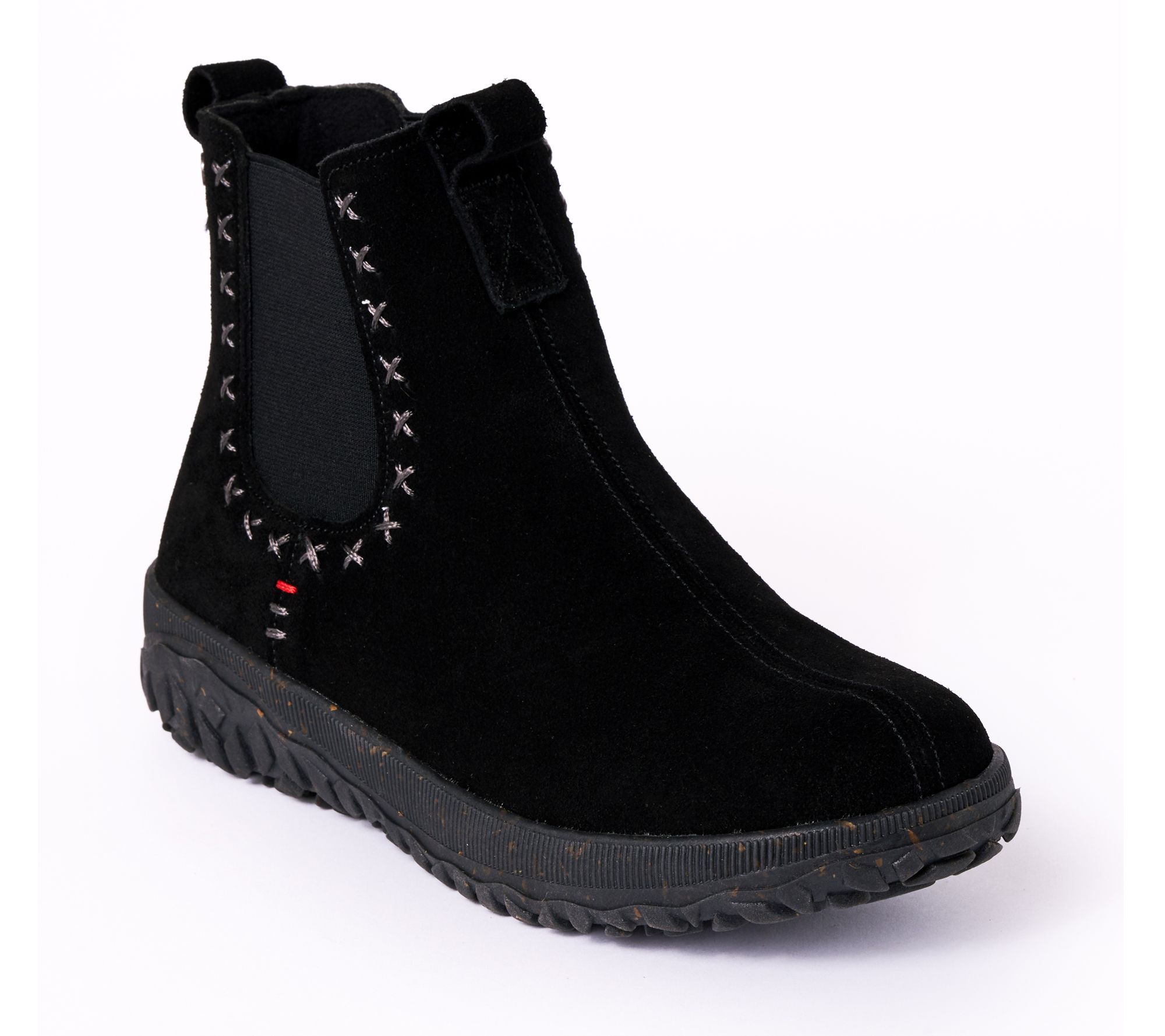 Minnetonka Women's Chelsea Suede Tread Boots - QVC.com