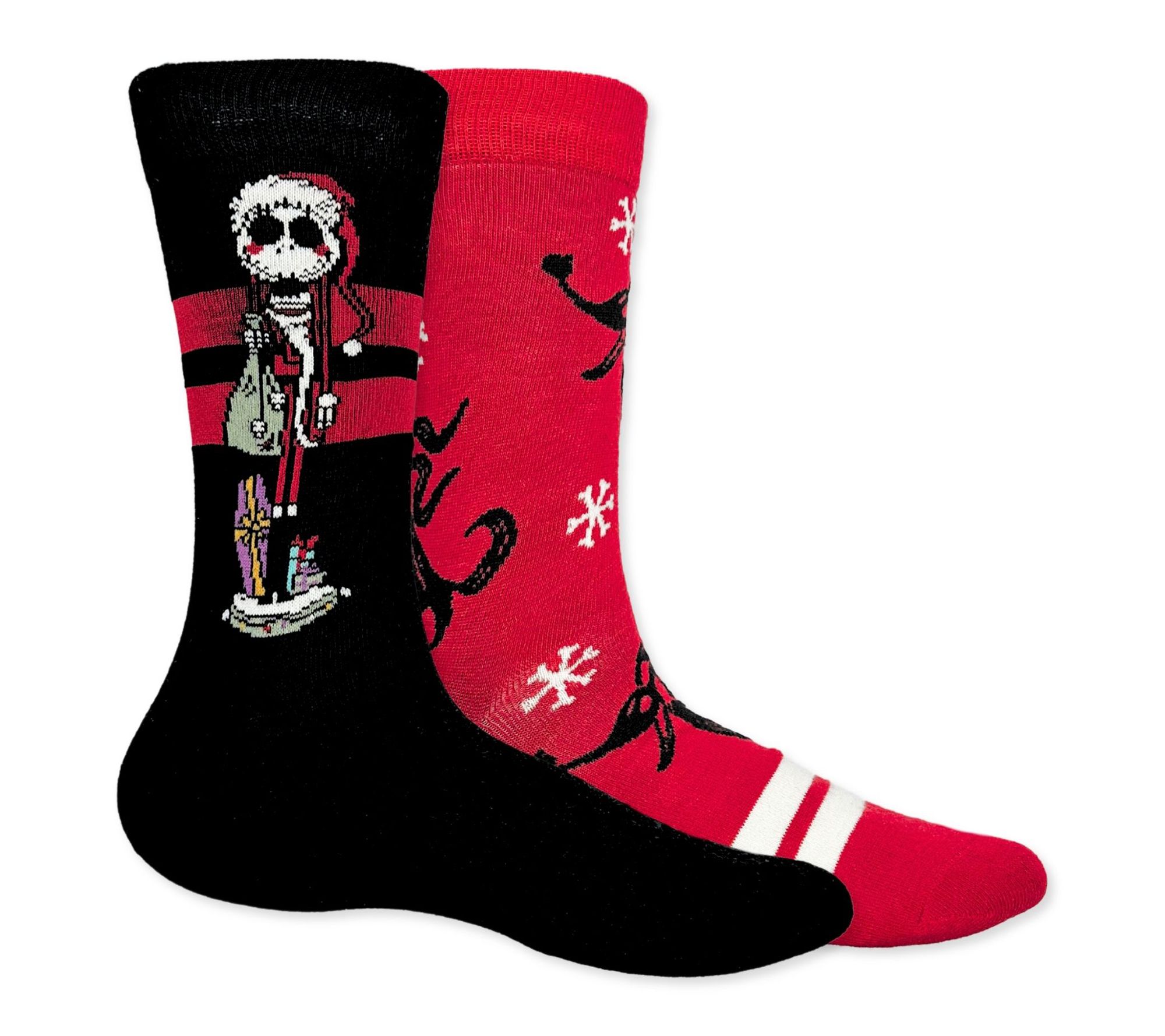 NIGHTMARE BEFORE CHRISTMAS MEN'S 2PK CASUAL CREW SOCKS