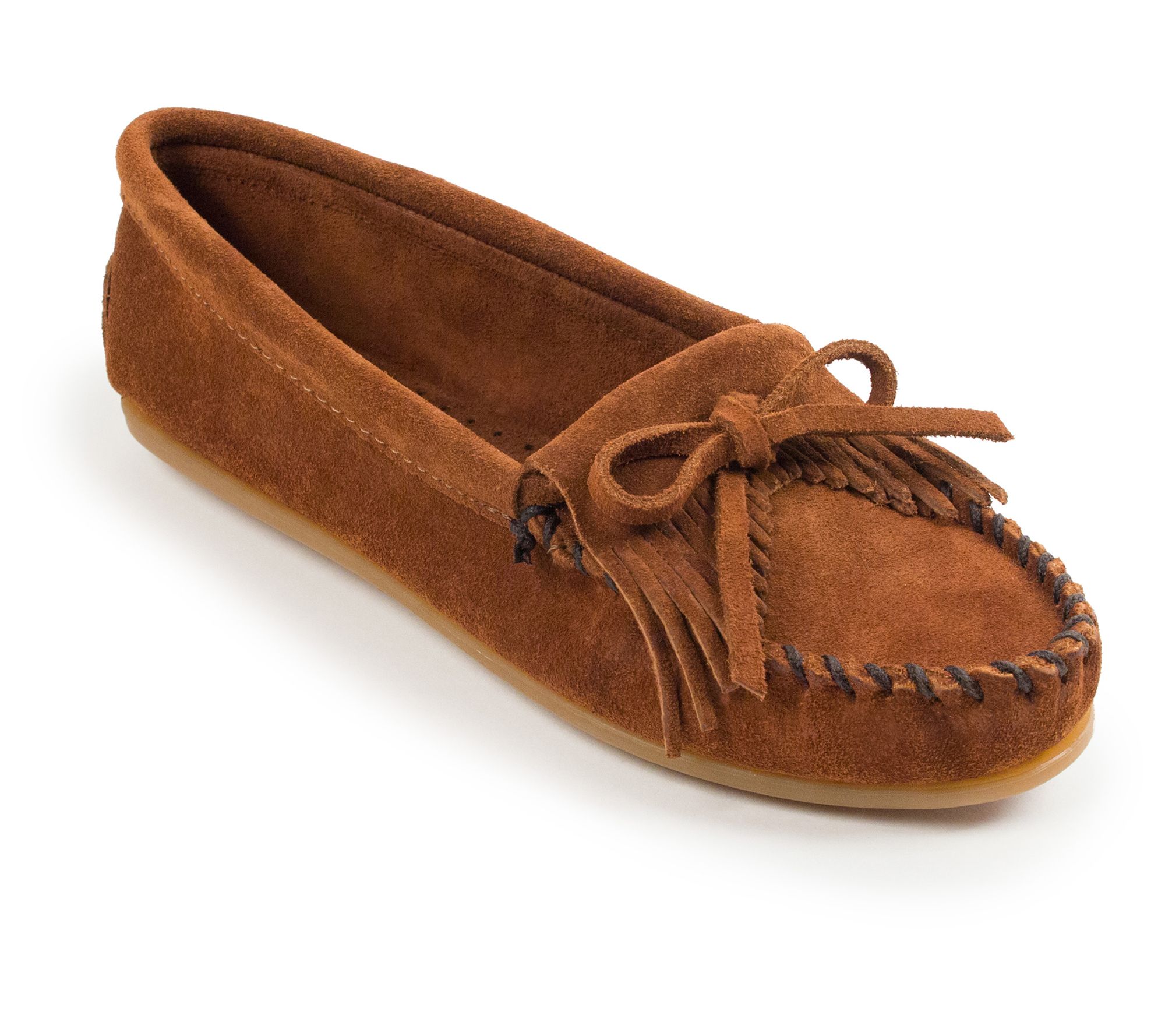 Minnetonka Suede Leather Moccasins - Kilty