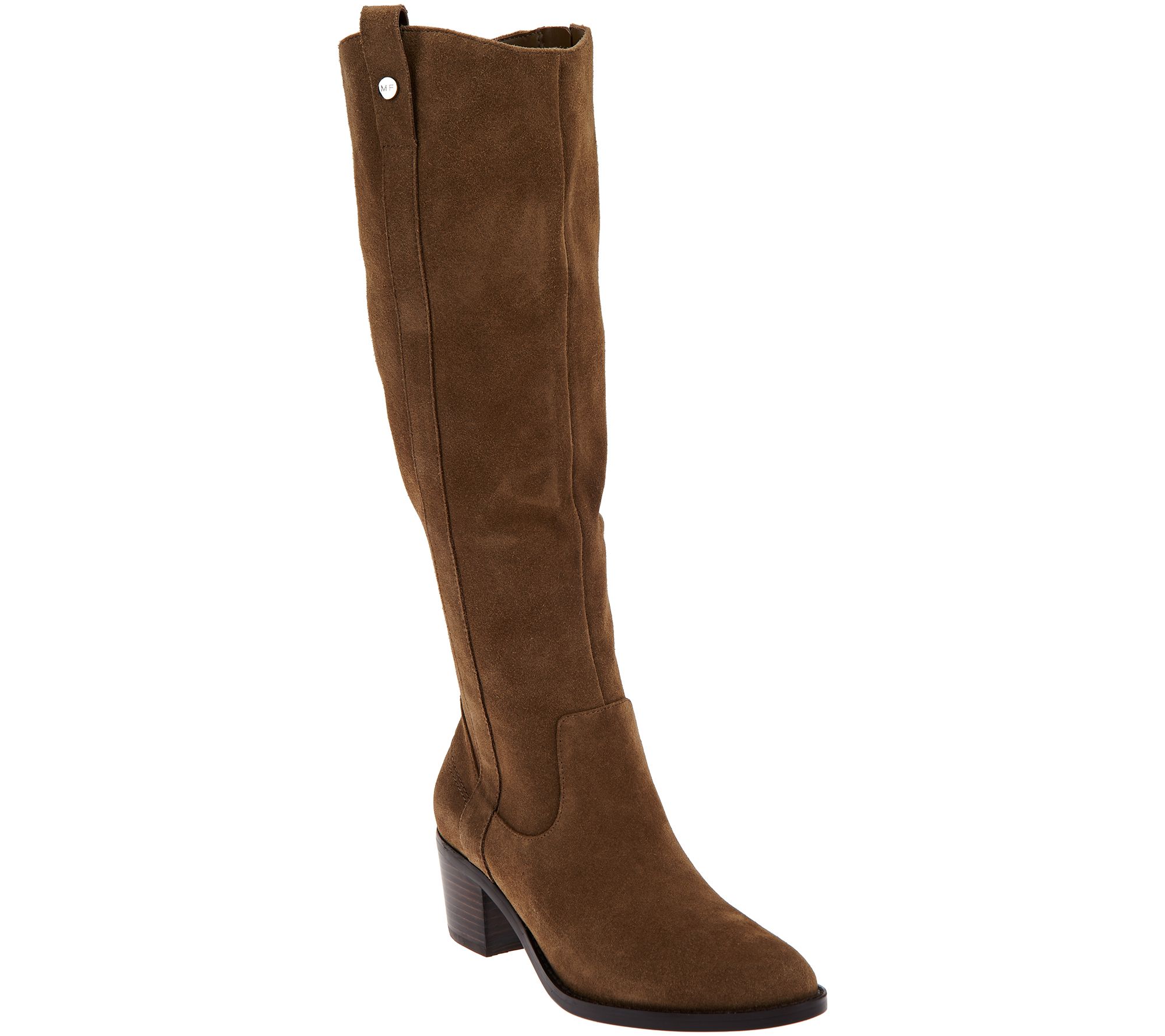 Marc Fisher Suede Wide Calf Tall Shaft Boots - Kimmee - Page 1 — QVC.com